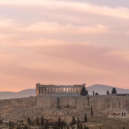 Sunny Penthouse W/ Acropolis View Next To Metro Atenas Exterior foto